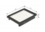 &Otilde;hufilter BOSCH F 026 400 584