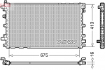 Radiaator,mootorijahutus DENSO DRM20113