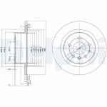 Piduriketas DELPHI BG2986