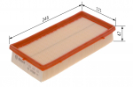 &Otilde;hufilter BOSCH F 026 400 265