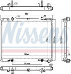 Radiaator,mootorijahutus NISSENS 66773
