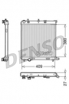 Radiaator,mootorijahutus DENSO DRM21026