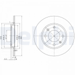 Piduriketas DELPHI BG2800