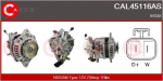 Generaator CASCO CAL45116AS