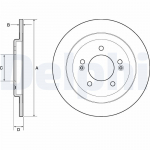 Piduriketas DELPHI BG4749C