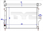 Radiaator,mootorijahutus TYC 728-0056-R