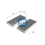 Filter,salongi&otilde;hk UFI 54.287.00
