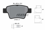 Piduriklotsi komplekt,ketaspidur TEXTAR 2415001
