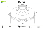 Piduriketas VALEO 672799