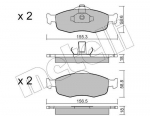 Piduriklotsi komplekt,ketaspidur METELLI 22-0146-0