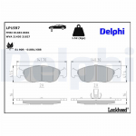 Piduriklotsi komplekt,ketaspidur DELPHI LP1597