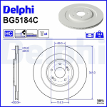 Piduriketas DELPHI BG5184C