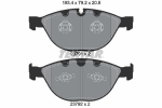 Piduriklotsi komplekt,ketaspidur TEXTAR 2379101