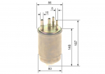 K&uuml;tusefilter BOSCH F 026 402 244