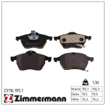 Piduriklotsi komplekt,ketaspidur ZIMMERMANN 23116.195.1