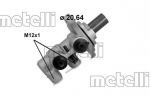 Peapiduri silinder METELLI 05-1241