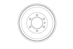 Piduritrummel TRW DB4451