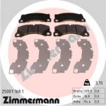 Piduriklotsi komplekt,ketaspidur ZIMMERMANN 25007.168.1
