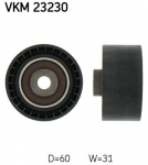 Seade-/juhtrull,hammasrihm SKF VKM 23230