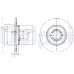 Piduriketas DELPHI BG3416