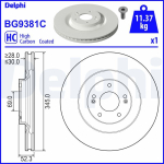 Piduriketas DELPHI BG9381C