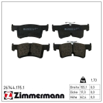 Piduriklotsi komplekt,ketaspidur ZIMMERMANN 26744.175.1