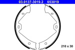 Piduriklotside komplekt,seisupidur ATE 03.0137-3019.2