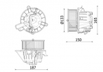 Salongipuhur MAHLE AB 332 000P