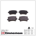 Piduriklotsi komplekt,ketaspidur ZIMMERMANN 23914.170.1