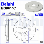 Piduriketas DELPHI BG9614C