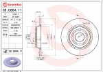 Piduriketas BREMBO 08.D864.11