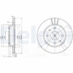 Piduriketas DELPHI BG3555