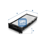 Filter,salongi&otilde;hk UFI 53.090.00