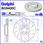 Piduriketas DELPHI BG9400C