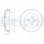 Piduritrummel DELPHI BF643