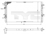 Radiaator,mootorijahutus TYC 731-0002