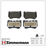 Piduriklotsi komplekt,ketaspidur ZIMMERMANN 26519.175.1