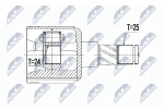 Liigendlaager, veov&otilde;ll NTY NPW-PL-126