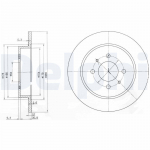 Piduriketas DELPHI BG3102