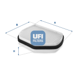 Filter,salongi&otilde;hk UFI 53.007.00