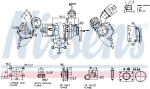 Kompressor,&uuml;lelaadimine NISSENS 93289