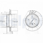 Piduriketas DELPHI BG3943
