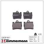 Piduriklotsi komplekt,ketaspidur ZIMMERMANN 23078.160.1