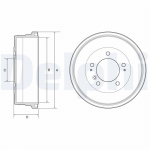 Piduritrummel DELPHI BF628