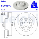 Piduriketas DELPHI BG9351C