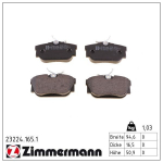 Piduriklotsi komplekt,ketaspidur ZIMMERMANN 23224.165.1
