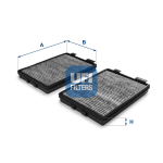 Filter,salongi&otilde;hk UFI 54.108.00