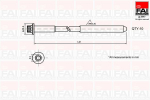 Klapikaanekruvikomplekt FAI AutoParts B292