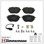 Piduriklotsi komplekt,ketaspidur ZIMMERMANN 26268.180.2