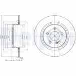 Piduriketas DELPHI BG4153C
